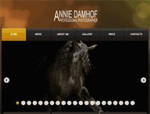 Tablet Screenshot of annie-damhof.com